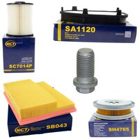 Filter set inspection fuelfilter SC 7014 P + oil filter...