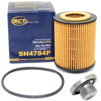 Oilfilter with oildrain plug oil filter SH 4784 P + oil...