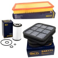 Filter Set Luftfilter SB 537 + Innenraumfilter SAK 171 +...