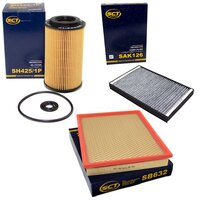 Filter Set Luftfilter SB 632 + Innenraumfilter SAK 126 +...