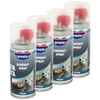 Presto Contact Cleaner Electronic Maintenance Spray 429910 4 X 150 ml