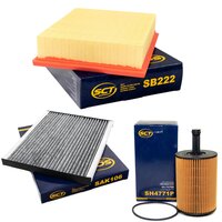 Filter set air filter SB 222 + cabin air filter SAK 106 +...