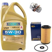 Engine Oil Set 5W-30 5 liters + Oilfilter SCT SH 425/1 P...