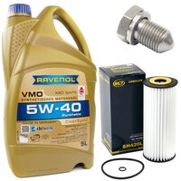 Motorl Set 5W-40 5 Liter + lfilter SH 420 L +...