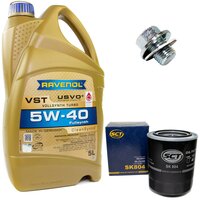 Motorl Set 5W-40 5 Liter + lfilter SK 804 +...