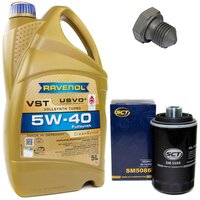 Motorl Set 5W-40 5 Liter + lfilter SM 5086 +...