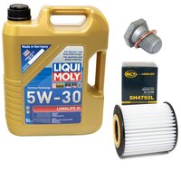 Engine Oil Set 5W-30 5 liters + Oilfilter SCT SH 4792 L +...