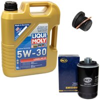 Engine Oil Set 5W-30 5 liters + Oilfilter SCT SM 5086 +...