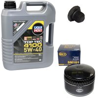 Engine Oil Set 5W-40 5 liters + Oilfilter SCT SM 101 +...