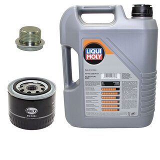 Motorl Set 5W-30 5 Liter + lfilter SM 5084 + lablassschraube 37944