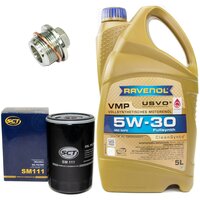 Engine Oil Set 5W-30 5 liters + Oilfilter SCT SM 111 +...