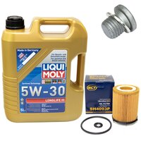 Engine Oil Set 5W-30 5 liters + Oilfilter SCT SH 4093 P +...