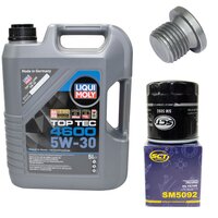 Motorl Set 5W-30 5 Liter + lfilter SM 5092 +...