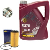 Engine Oil Set 5W40 5 liters + Oilfilter SCT SH 422 P +...