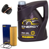 Motorl Set 5W-30 5 Liter + lfilter SH 4036 P +...