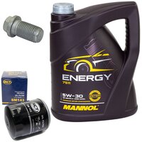 Engine Oil Set 5W-30 5 liters + Oilfilter SCT SM 143 +...