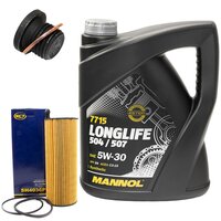 Motorl Set 5W30 5 Liter + lfilter SH 4036 P +...