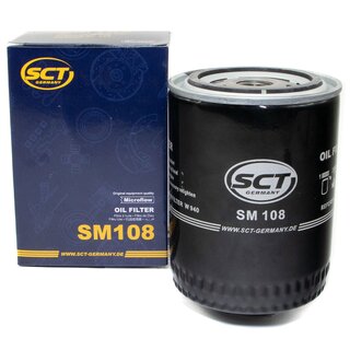 Motorl Set 5W-40 5 Liter + lfilter SM 108 + lablassschraube 03272