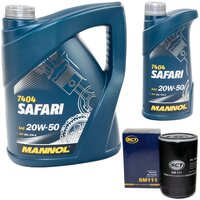 Motor oil set of Engine Oil MANNOL 20W-50 Safari API...
