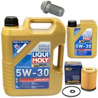 Motor oil set of Engine oil Longlife III 5W-30 Liqui Moly...