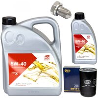 Motorl Set Motorl Febi SAE 5W-40 6 Liter + lfilter SM...