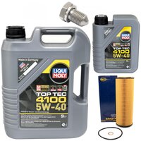 Motor oil set of Engine oil Top Tec 4100 5W-40 Liqui Moly...