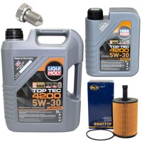 Motor oil set of Engine oil Top Tec 4200 5W-30 Liqui Moly...