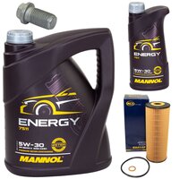 Motor oil set of Engine Oil MANNOL Energy 5W-30 API SN/...