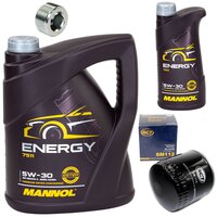 Motor oil set of Engine Oil MANNOL Energy 5W-30 API SN/...