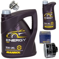 Motor oil set of Engine Oil MANNOL Energy 5W-30 API SN/...