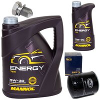 Motor oil set of Engine Oil MANNOL Energy 5W-30 API SN/...