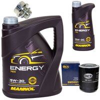 Motorl Set Motorl MANNOL Energy 5W-30 API SN/CH-4 6...
