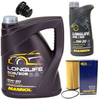 Motor oil set of Engine oil MANNOL 0W-20 Longlife 508/509...