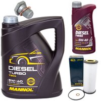 Motor oil set of Engine Oil MANNOL Diesel Turbo 5W40 API...