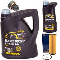 Motor oil set of Engine Oil MANNOL Energy Combi LL 5W-30...